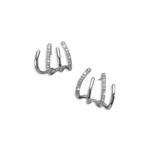 Claw Stud Wrap Earrings