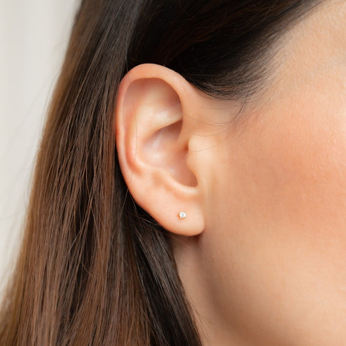 4mm Classic Solitaire Studs