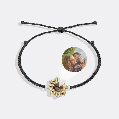 Sunflower Photo Bracelet