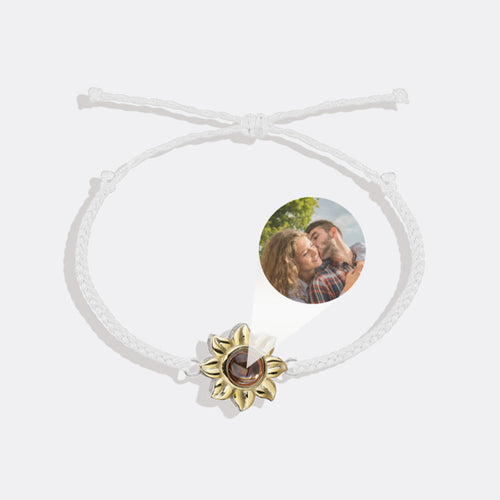 Sunflower Photo Bracelet