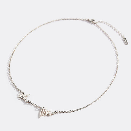Monroe Double Name Necklace