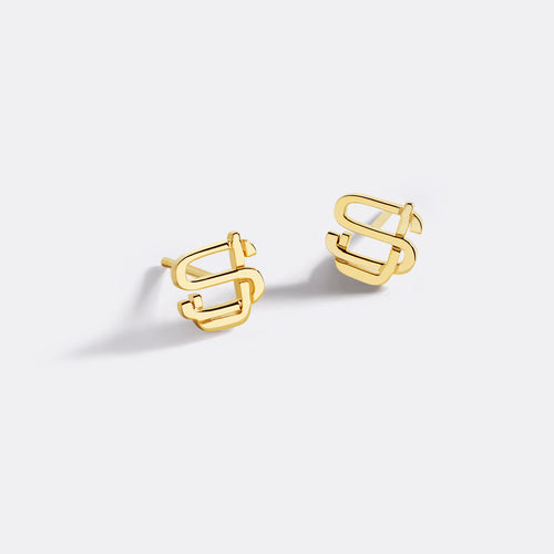 Custom Monogram Initial Earrings