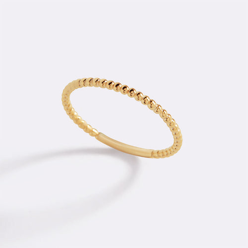 Dainty Stacking Beaded Ring