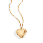 Personalized Heart Locket Necklace