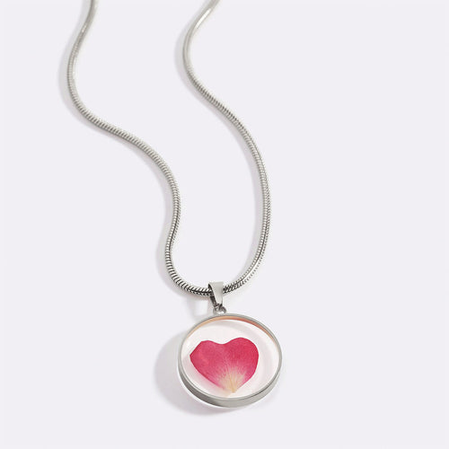 Pressed Birth Flower Necklace