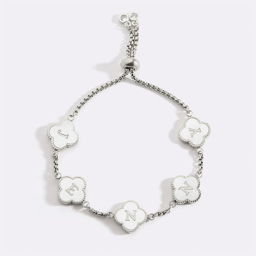 Clover Custom Name Bracelet
