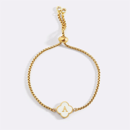 Clover Custom Name Bracelet