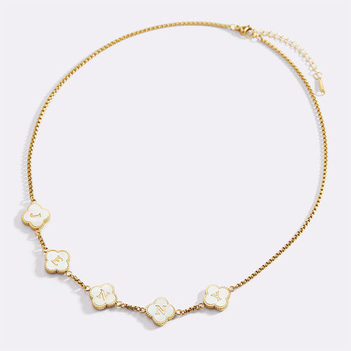 Clover Custom Name Necklace
