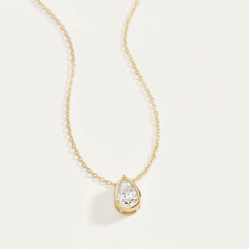 Diamond Teardrop Necklace