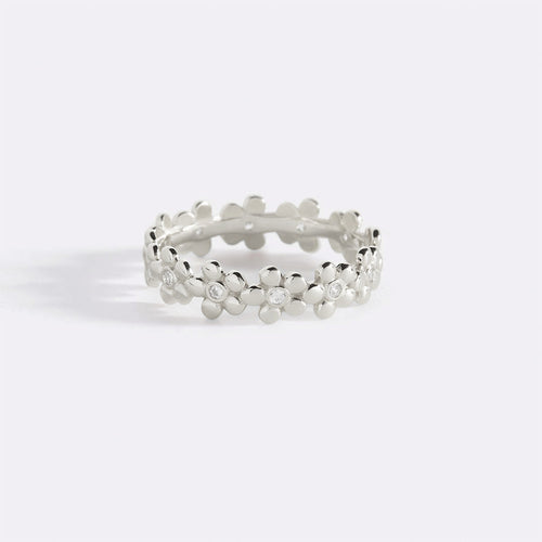 Diamonds & Daisies Eternity Ring