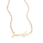 Fairy Name Necklace with Box Chain