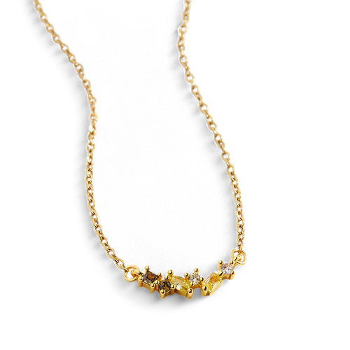 Ombre Birthstone Necklace