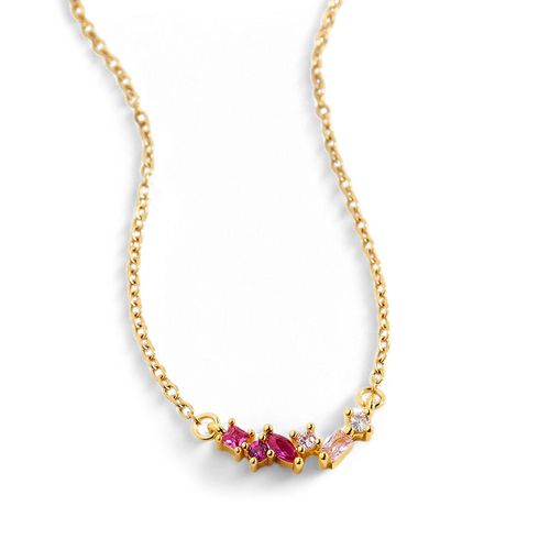 Ombre Birthstone Necklace