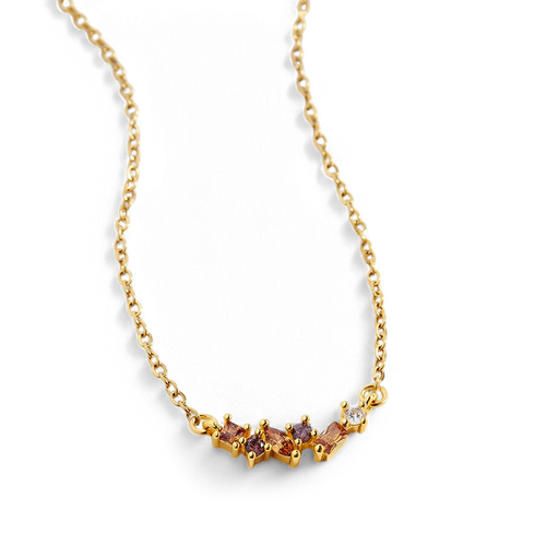 Ombre Birthstone Necklace