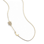 Custom Diamond & 2 Initial Necklace