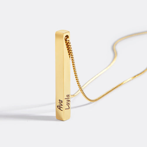 Muse Pillar Bar Necklace