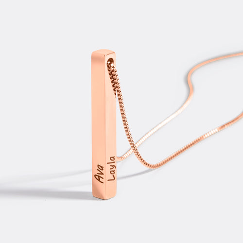 Muse Pillar Bar Necklace