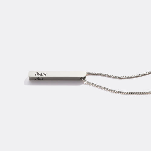 Muse Pillar Bar Necklace