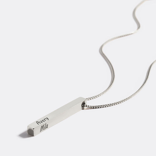 Muse Pillar Bar Necklace