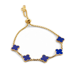 Clover Enamel Bracelet