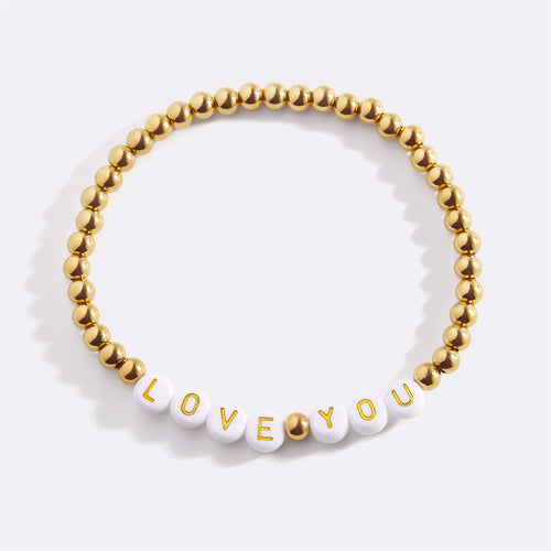 Personalized Word Bracelet