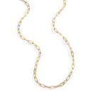 Thin Paperclip Necklace