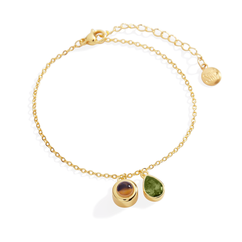 Birthstone Photo Bracelet