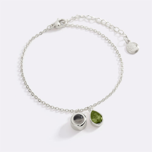 Birthstone Photo Bracelet