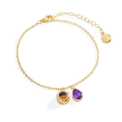 Birthstone Photo Bracelet