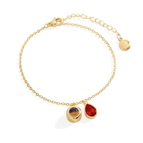 Birthstone Photo Bracelet