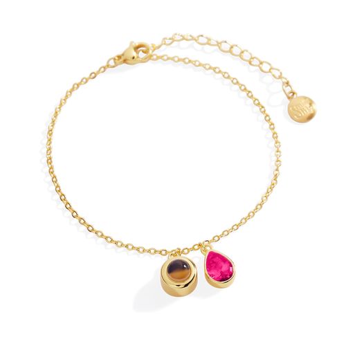 Birthstone Photo Bracelet