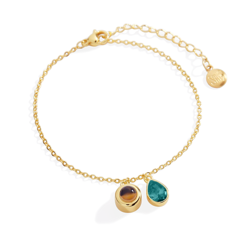Birthstone Photo Bracelet