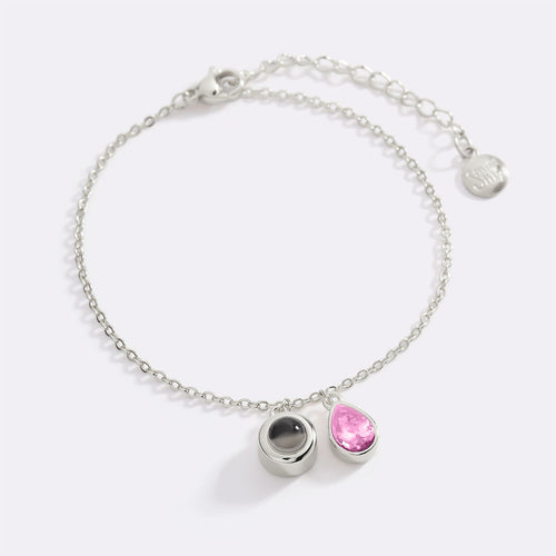Birthstone Photo Bracelet