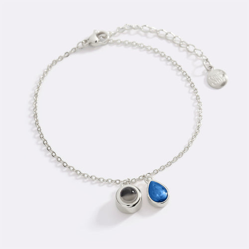 Birthstone Photo Bracelet