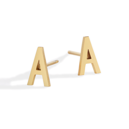 The Skinny Initial Earrings