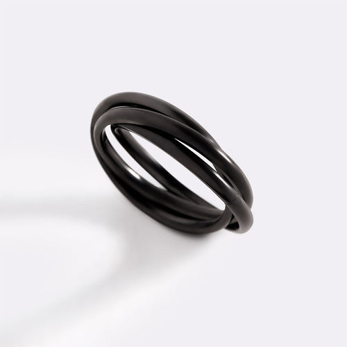 Dainty Interlocking Fidget Ring