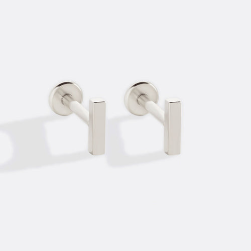 Little Bar Sleeper Flatback Earrings | 16g