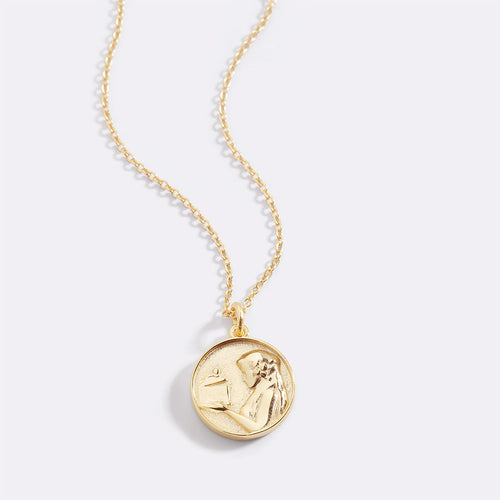 Greek Goddess Pendant Necklace