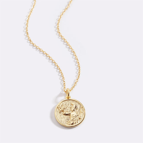 Greek Goddess Pendant Necklace