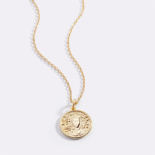 Greek Goddess Pendant Necklace