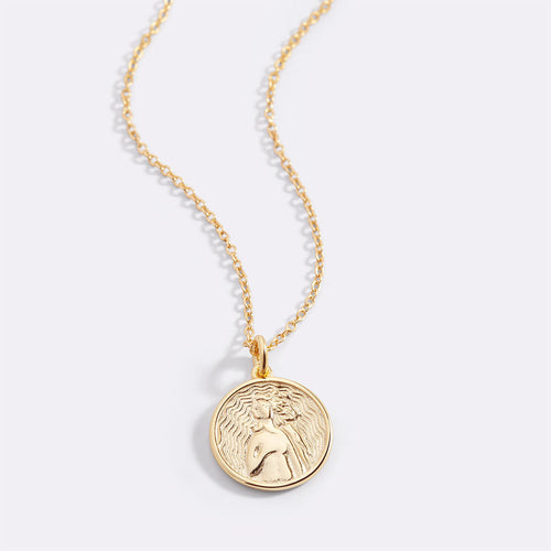 Greek Goddess Pendant Necklace