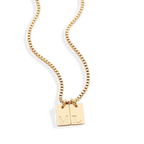 Initial Tag Necklace