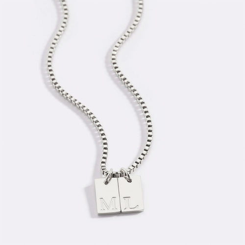 Initial Tag Necklace