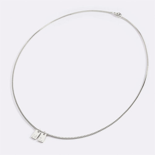 Initial Tag Necklace