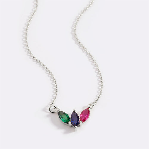 Elegant Family Birthstone Necklace