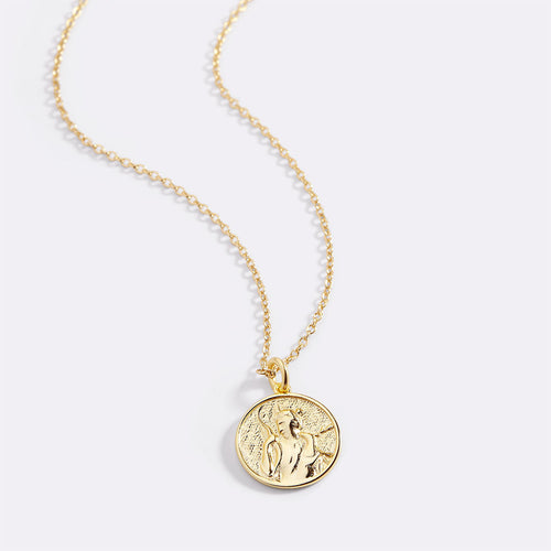 Greek Goddess Pendant Necklace