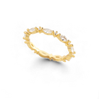 Marquis Gemstone Stacking Ring