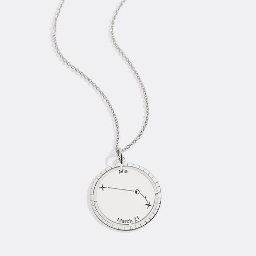 Personalized Constellation Pendant Necklace