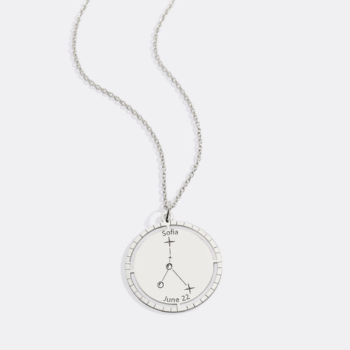 Personalized Constellation Pendant Necklace