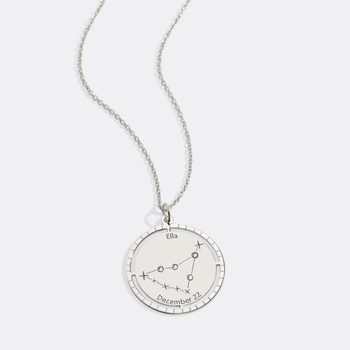 Personalized Constellation Pendant Necklace